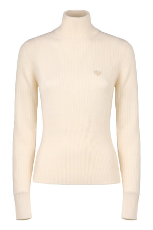 Wool turtleneck sweater-0